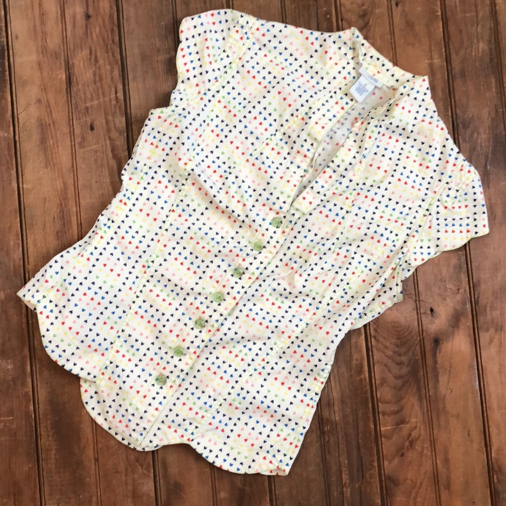 Anthropologie Odille sweetheart top